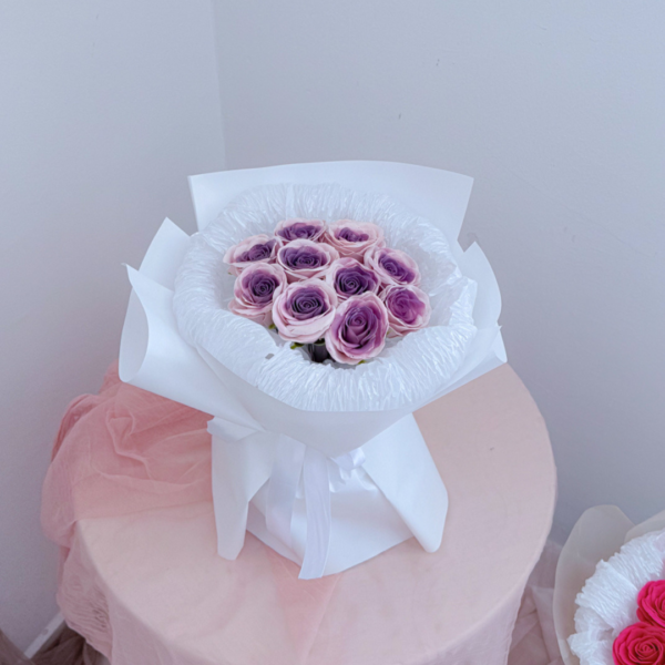 Soap Flower | 10 Plum Rose