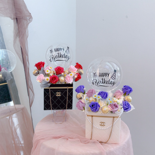 Soap Flower box | Choco Light