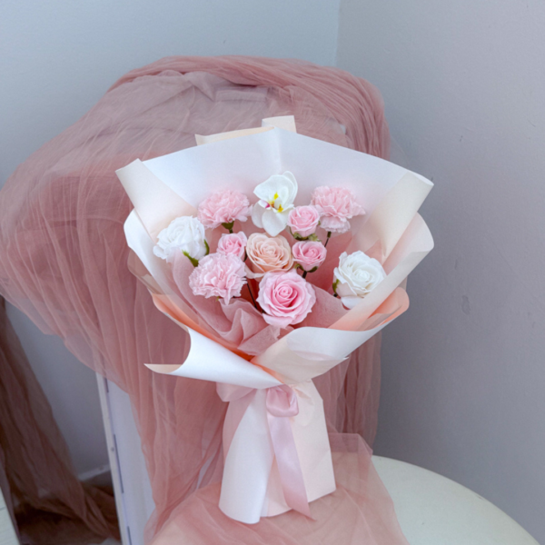 Soap Flower Bouquet | For Her Heart