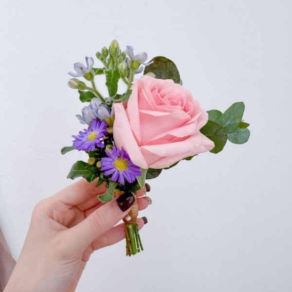 Boutonniere & Corsage | Pink Rose