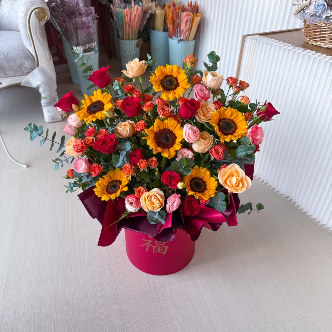 Fresh Flower Box | Sunset Empress