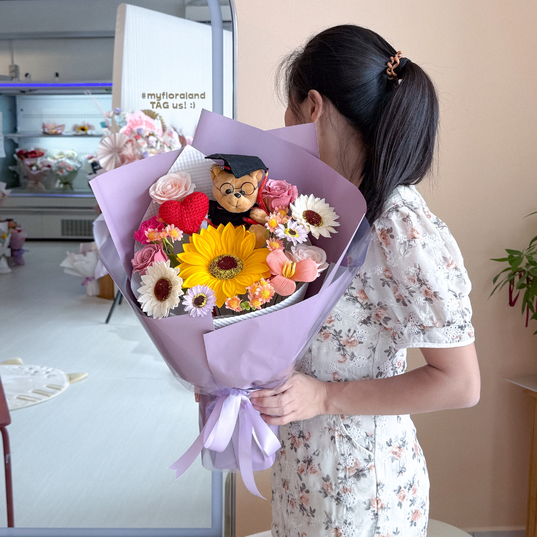 Soap Flower Bouquet | Happy Grad Day